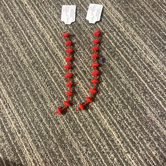 Vibrant Red Beaded Craft String - Picture 6 of 6